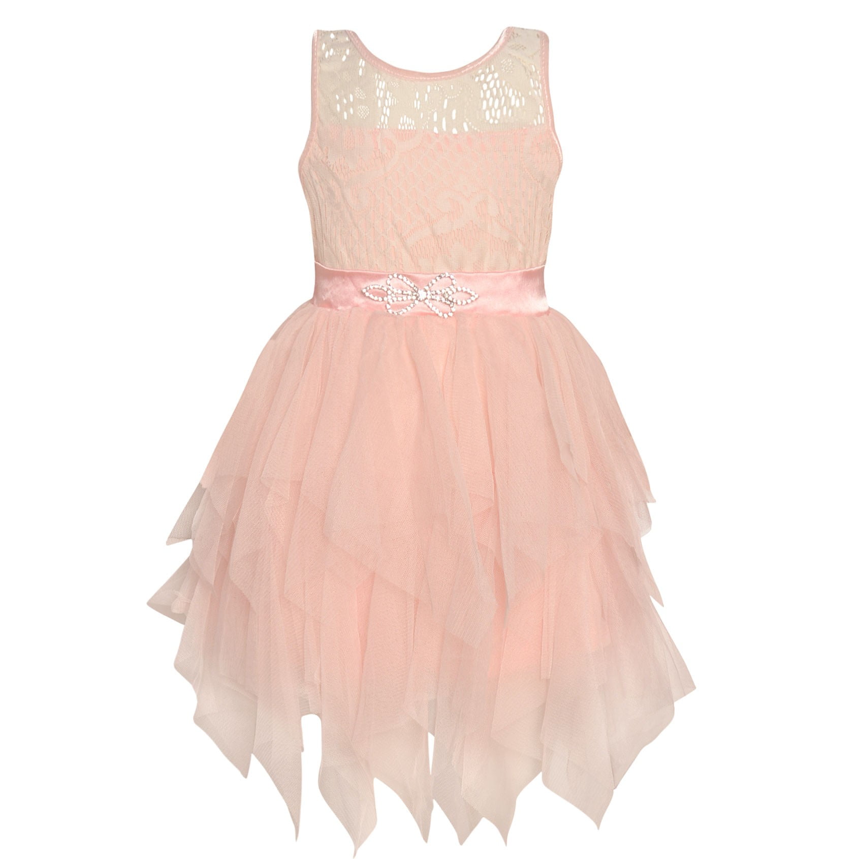 Christmas Lace Tea Length Dresses